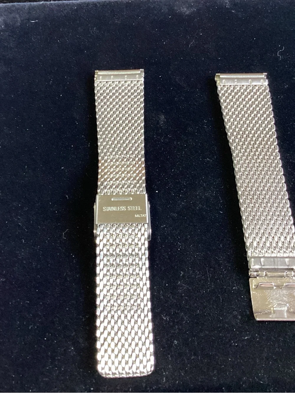 Strapcode MiLTAT Milanese 20mm Bony Wire Mesh Watch Band Strap - Brushed